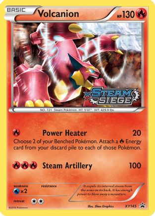 Volcanion (XY Steam Siege Prerelease) XY145 - Holofoil XY Promos