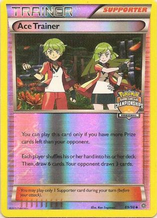 Ace Trainer (Regional Championships) 069/98 - Reverse Holofoil League & Championship Cards