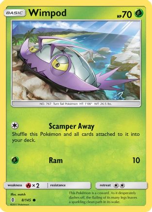 Wimpod 008/145 - Reverse Holofoil SM Guardians Rising