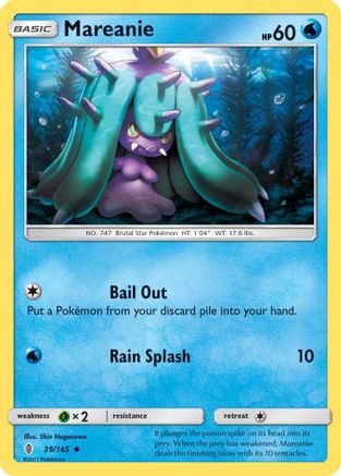 Mareanie 039/145 - Reverse Holofoil SM Guardians Rising