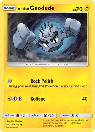 Alolan Geodude 040/145 - SM Guardians Rising
