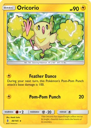 Oricorio 046/145 - Reverse Holofoil SM Guardians Rising