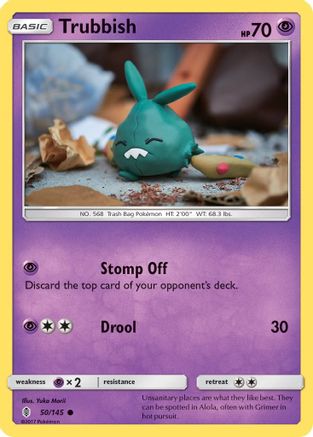Trubbish 050/145 - Reverse Holofoil SM Guardians Rising