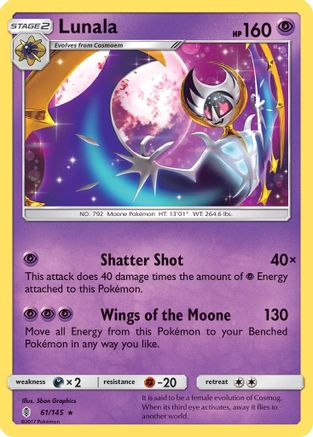 Lunala 061/145 - SM Guardians Rising
