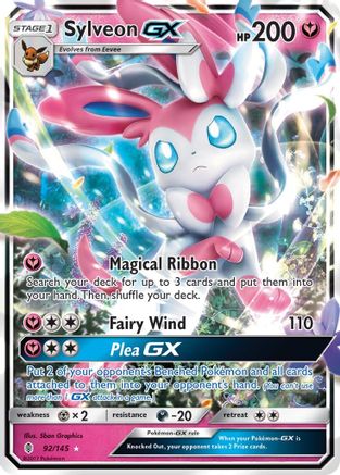 Sylveon GX 092/145 - Holofoil SM Guardians Rising