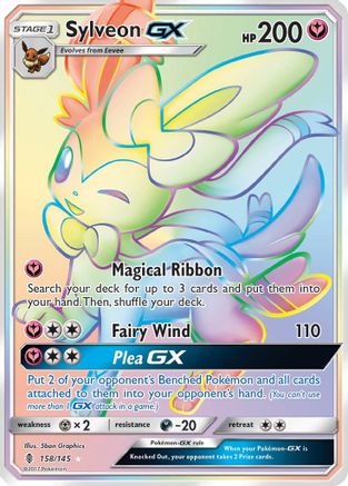 Sylveon GX 158/145 - Holofoil SM Guardians Rising