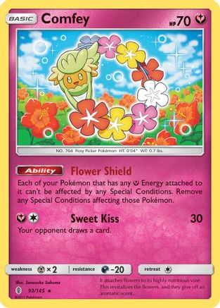 Comfey 093/145 - Holofoil SM Guardians Rising