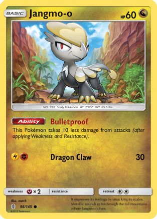 Jangmo-o 098/145 - Reverse Holofoil SM Guardians Rising