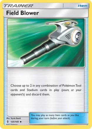 Field Blower 125/145 - Reverse Holofoil SM Guardians Rising