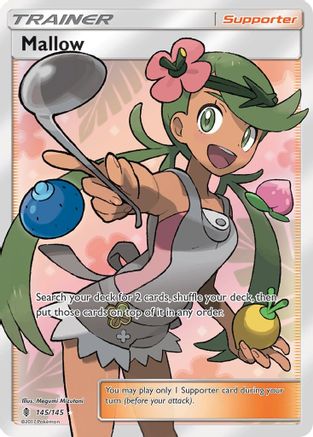 Mallow (Full Art) 145/145 - Holofoil SM Guardians Rising