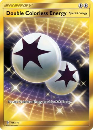 Double Colorless Energy 166/145 - Holofoil SM Guardians Rising