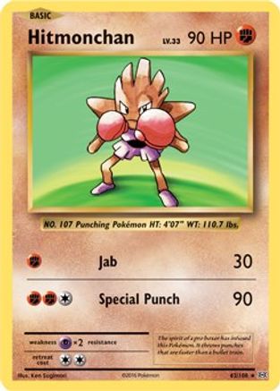 Hitmonchan (XY Evolutions) 062/108 Deck Exclusives