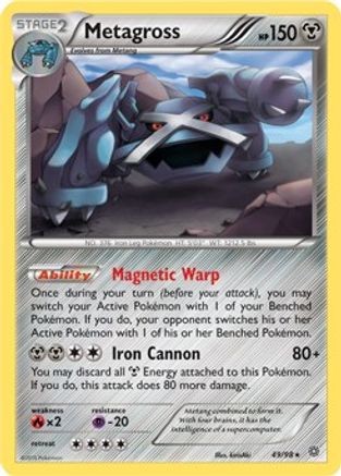Metagross (XY Ancient Origins) 049/098 - Holofoil Deck Exclusives