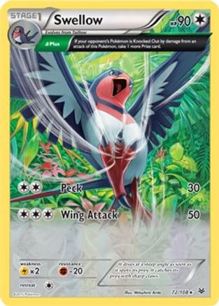 Swellow (XY Roaring Skies) 072/108 Deck Exclusives