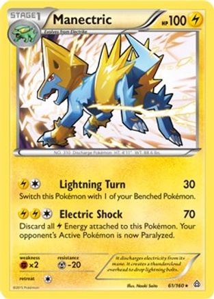 Manectric (XY Primal Clash) 061/160 Deck Exclusives