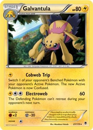 Galvantula (XY Phantom Forces) 027/119 - Holofoil Deck Exclusives
