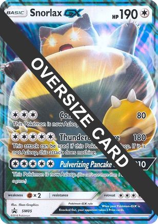 Snorlax GX SM05 Jumbo Cards