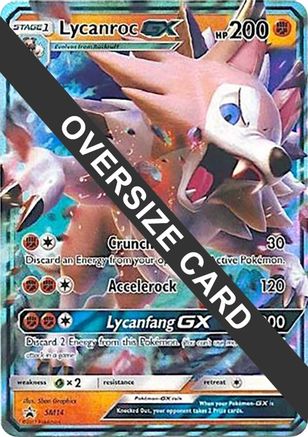 Lycanroc GX SM14 - Holofoil Jumbo Cards