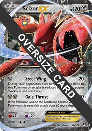 Scizor EX 076/122 - Holofoil Jumbo Cards