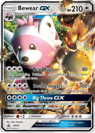 Bewear GX SM34 - Holofoil SM Promos