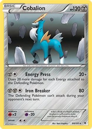 Cobalion (Battle Arena Deck Exclusive) 084/101 Deck Exclusives