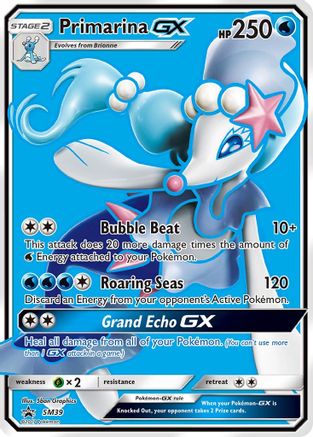 Primarina GX SM39 - Holofoil SM Promos