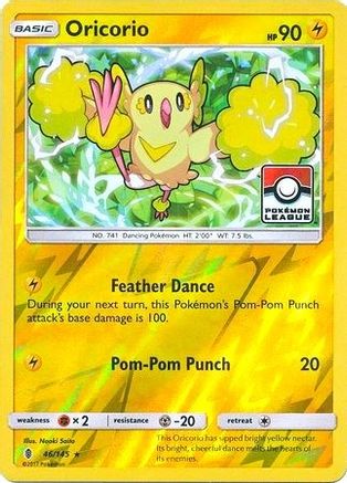 Oricorio (Pokemon League) 046/145 - Reverse Holofoil League & Championship Cards