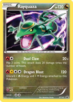 Rayquaza XY141 - Holofoil XY Promos