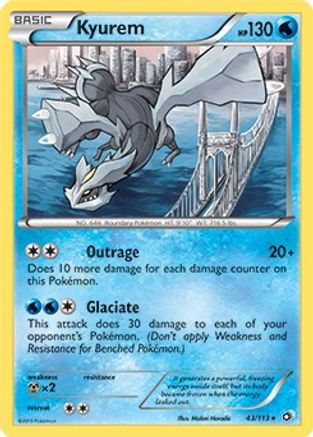 Kyurem 43/113 (BW Legendary Treasures) (BW Legendary Treasures) 043/113 Deck Exclusives