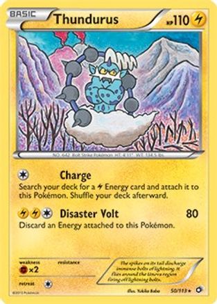Thundurus (BW Legendary Treasures) 050/113 Deck Exclusives