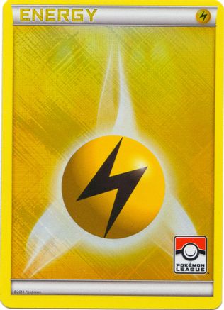 Lightning Energy (2011 Pokemon League) - Holofoil League & Championship Cards