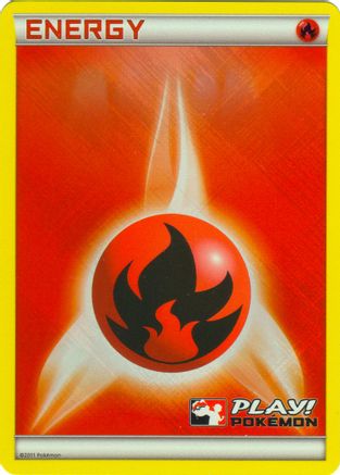 Fire Energy (2011 Play! Pokemon) - Holofoil League & Championship Cards