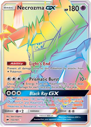 Necrozma GX 153/147 - Holofoil SM Burning Shadows