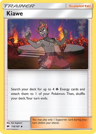 Kiawe 116/147 - Reverse Holofoil SM Burning Shadows