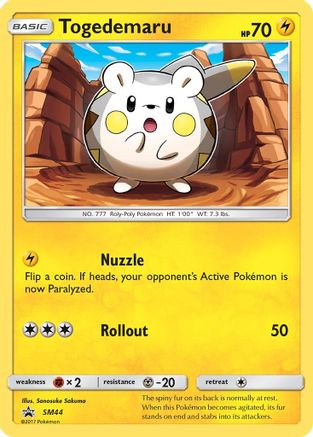 Togedemaru SM44 - Holofoil SM Promos