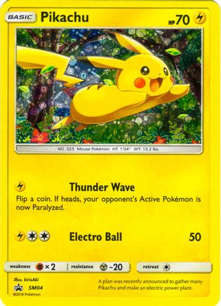 Pikachu (General Mills) SM04 - Holofoil Miscellaneous Cards & Products