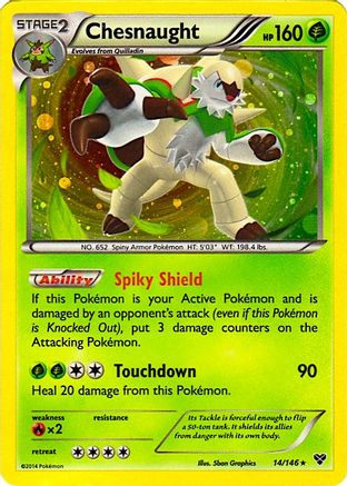 Chesnaught (Cosmos Holo) 014/146 - Holofoil Blister Exclusives
