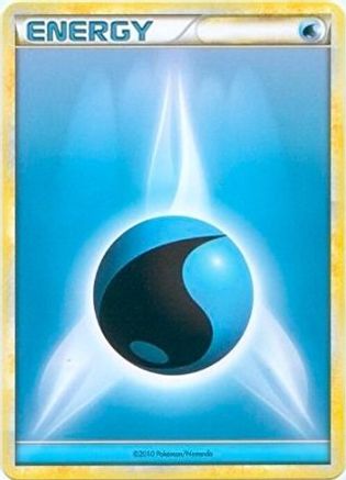 Water Energy (2010 Unnumbered HGSS Style Non-Holo) League & Championship Cards