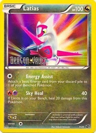 Latias (Dragon Vault) 009/20 - Holofoil Blister Exclusives