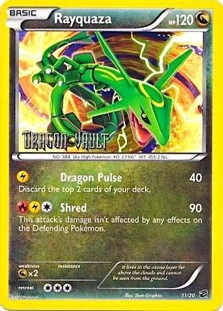 Rayquaza (Dragon Vault) 011/20 - Holofoil Blister Exclusives