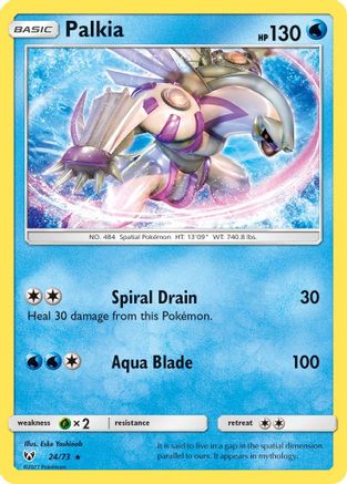 Palkia 024/73 - Reverse Holofoil Shining Legends