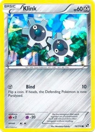 Klink (Cracked Ice Holo) 074/114 - Holofoil Blister Exclusives