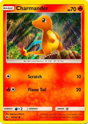 Charmander (Premium Collection Promo) 018/147 - Holofoil Miscellaneous Cards & Products