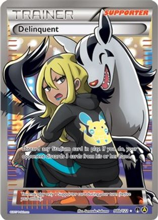 Delinquent (Full Art) 98b/122 - Holofoil Alternate Art Promos