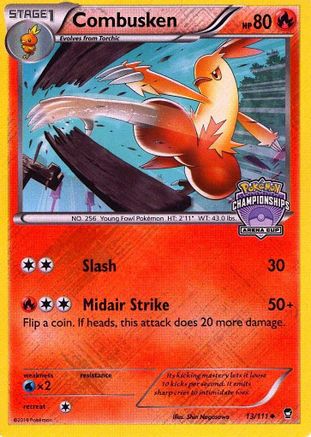 Combusken (Arena Cup Championships) 013/111 - Reverse Holofoil League & Championship Cards