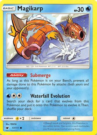 Magikarp 017/111 - Reverse Holofoil SM Crimson Invasion