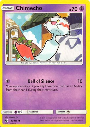 Chimecho 043/111 - SM Crimson Invasion