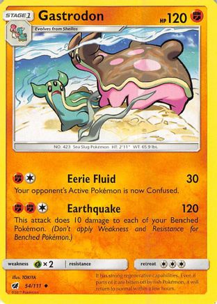 Gastrodon 054/111 - Reverse Holofoil SM Crimson Invasion