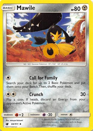 Mawile 064/111 - Reverse Holofoil SM Crimson Invasion