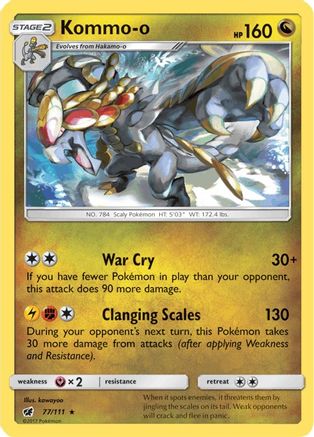 Kommo-o 077/111 - SM Crimson Invasion